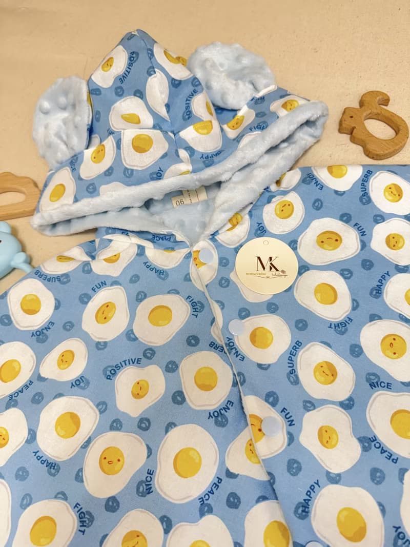 快樂煎蛋派對 Sunny Egg Party Cloak 手作斗篷 彌月禮盒