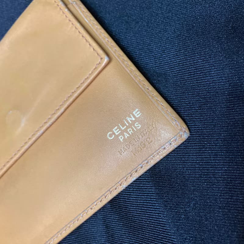 CELINE 經典老花 古董皮夾 短夾 義大利製 vintage