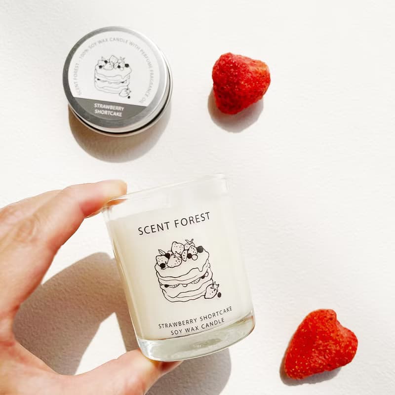 【Pinkoi設計展新品】草莓鬆餅 - 香氛噴霧 香氛蠟燭【新品預購】