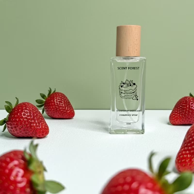 【Pinkoi設計展新品】草莓鬆餅 - 香氛噴霧 香氛蠟燭【新品預購】