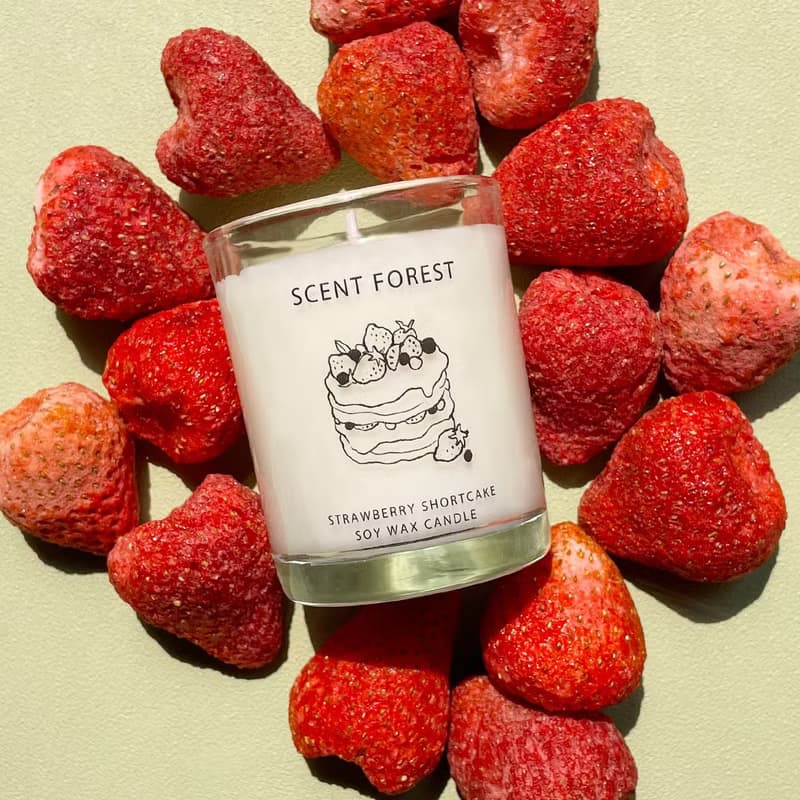 【Pinkoi設計展新品】草莓鬆餅 - 香氛噴霧 香氛蠟燭【新品預購】