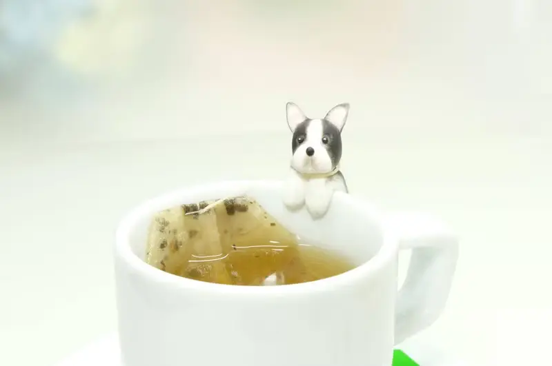 掛杯波士頓犬茶包架 法鬥犬