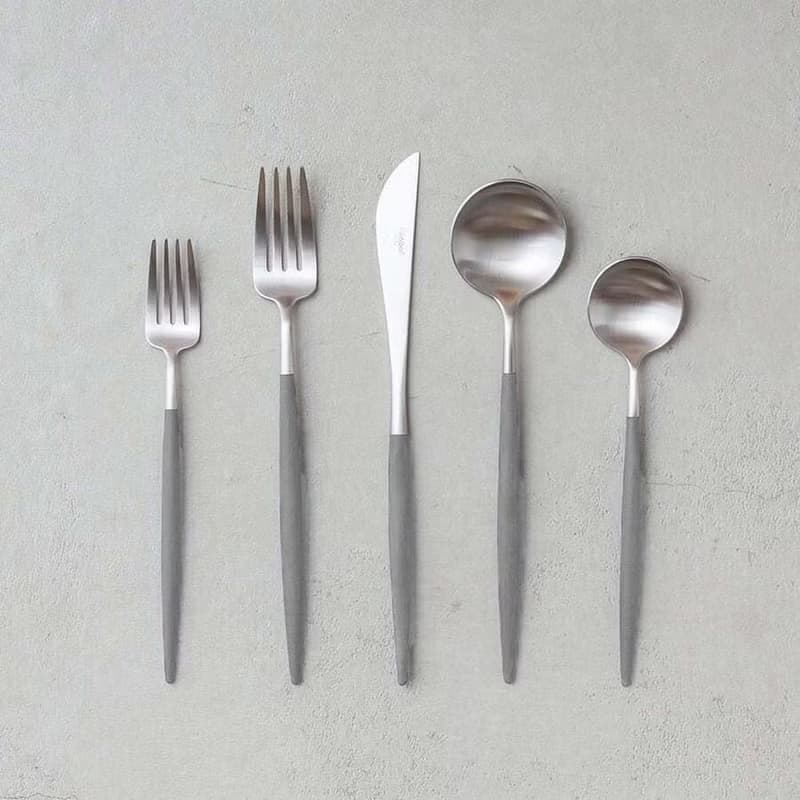 葡萄牙Cutipol GOA系列灰柄12.5cm咖啡匙