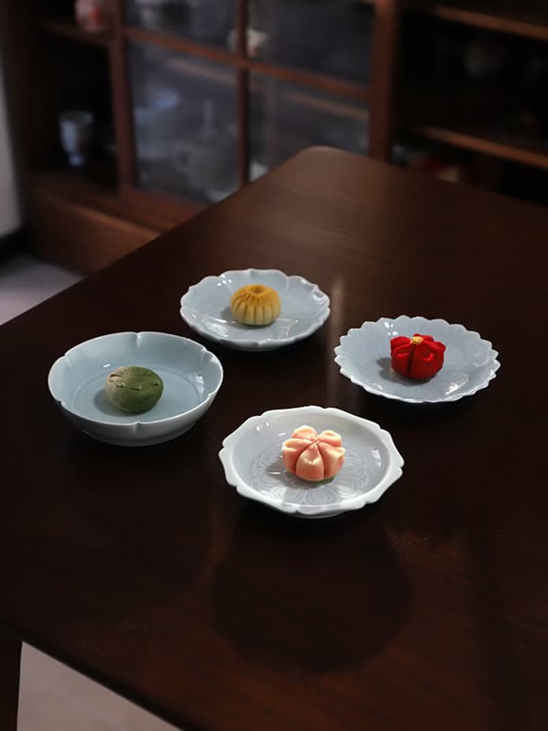 花口甜點碟 壽司碟 醬料碟 瓜子碟 糕點小盤子  精緻小碟子