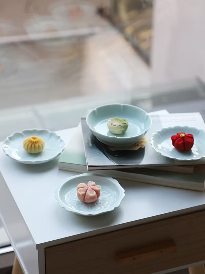 花口甜點碟 壽司碟 醬料碟 瓜子碟 糕點小盤子  精緻小碟子