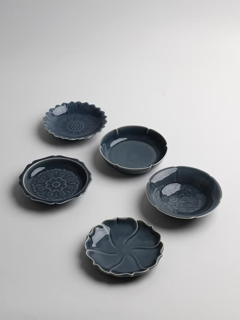 花口甜點碟 壽司碟 醬料碟 瓜子碟 糕點小盤子  精緻小碟子