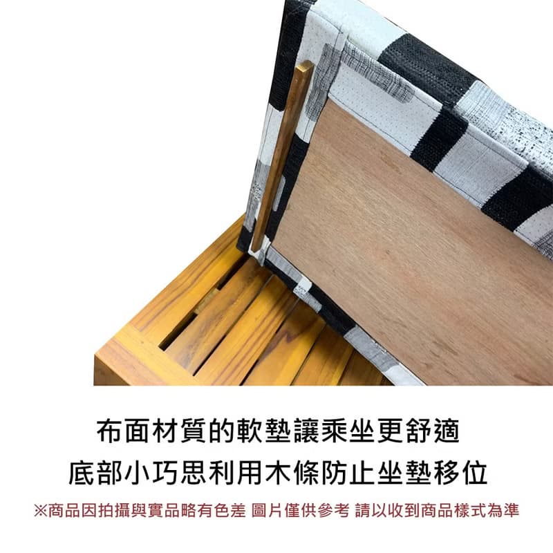 【吉迪市100%全柚木家具】RPOT014G 柚木行李箱架 含墊 穿鞋椅