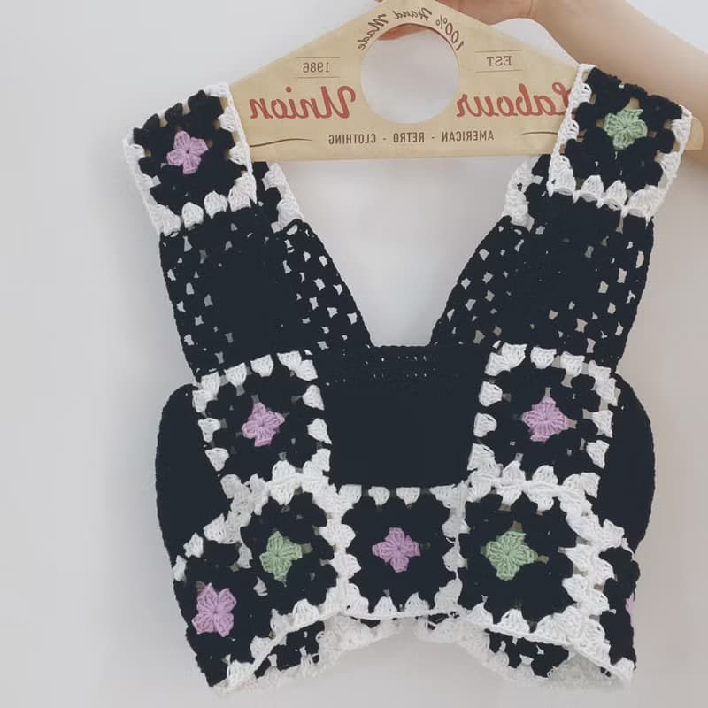 鉤織拼接背心母親節母親節禮物母親節禮盒2025 母親節 母親節禮物