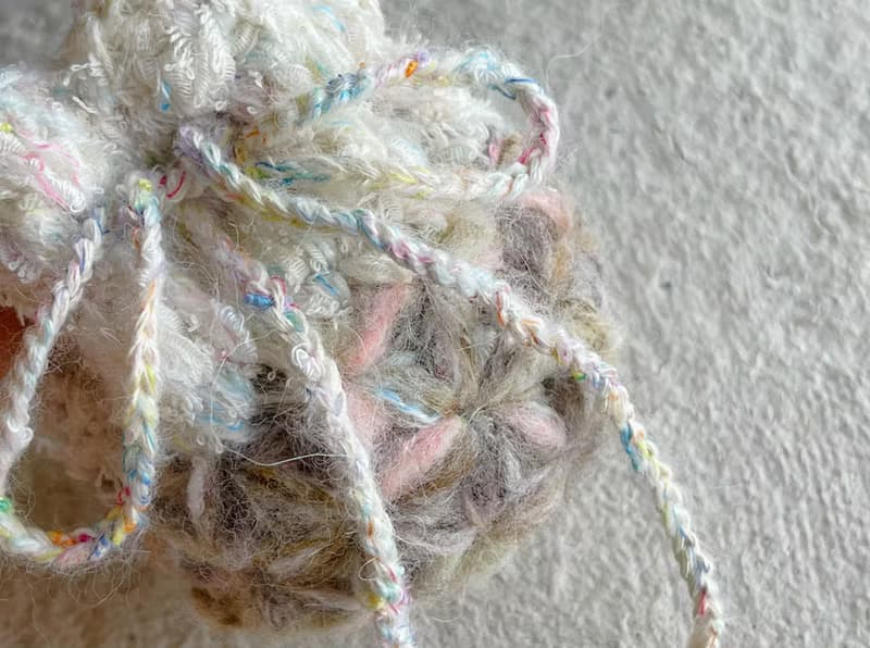 Knitting 生命之花束口袋 - 海螺