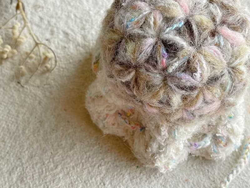 Knitting 生命之花束口袋 - 海螺