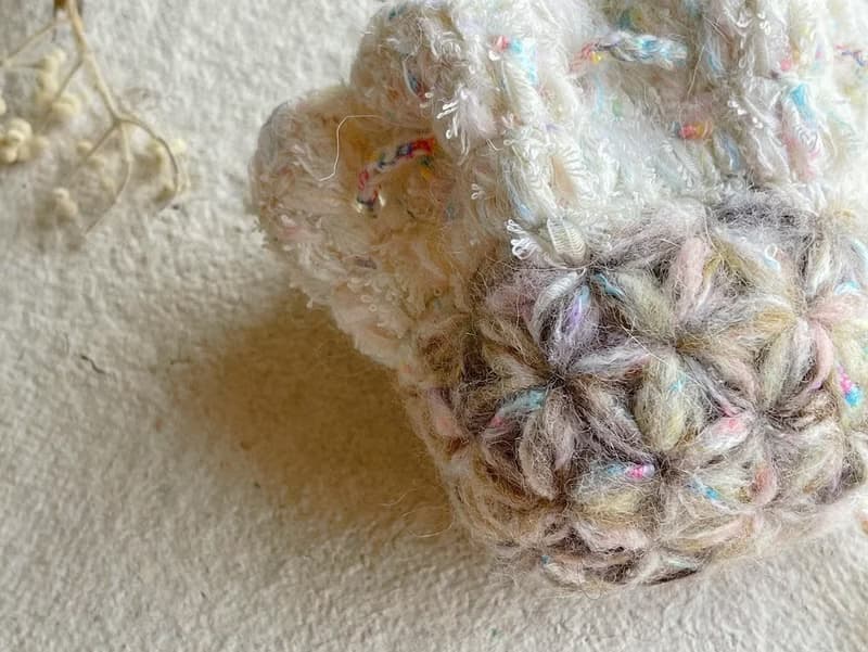 Knitting 生命之花束口袋 - 海螺