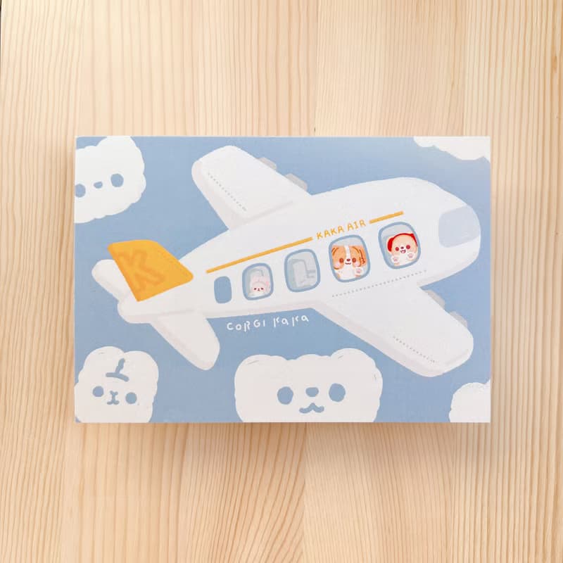 柯基 / 柯基犬卡卡 / 卡卡航空明信片特別版 / 防水大貼紙
