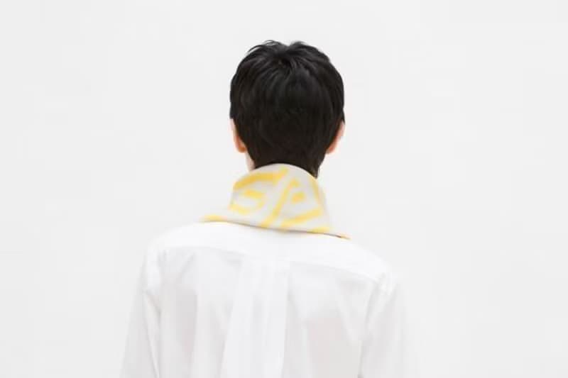 Stripe Yellow Furoshiki Scarf