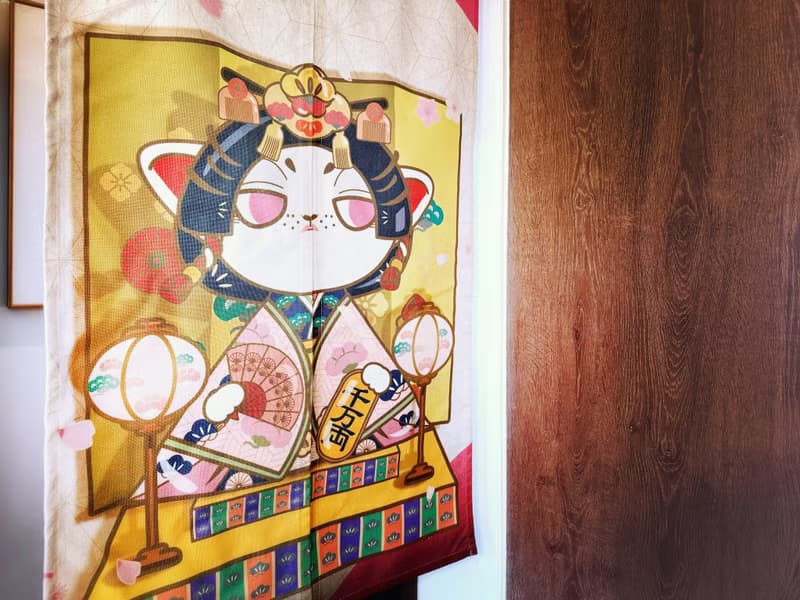招財貓 Mittsu Kumi 布藝門簾