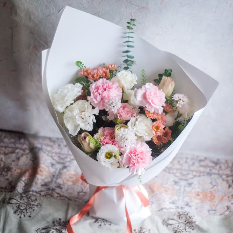 溫柔粉色系花束 | 鮮花花束 | 紀念日 | 生日