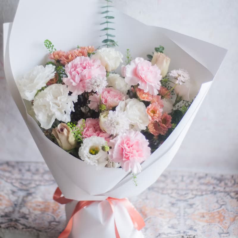 溫柔粉色系花束 | 鮮花花束 | 紀念日 | 生日