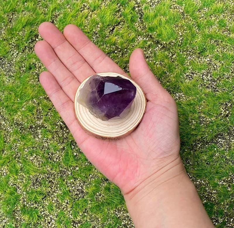 能量礦石-紫晶骨幹 紫水晶 療癒 避邪化煞 吸收負能量 快速出貨