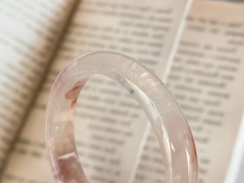 櫻花瑪瑙手鐲(爆晶馬卡龍)