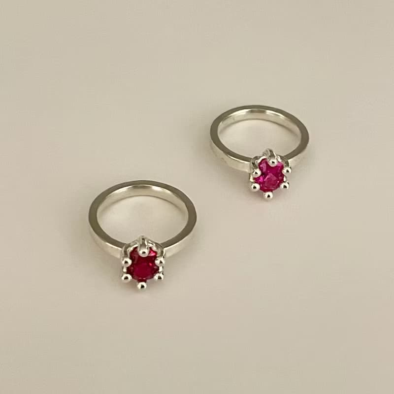 haime abigail ring (cubic 8*6mm) original silver