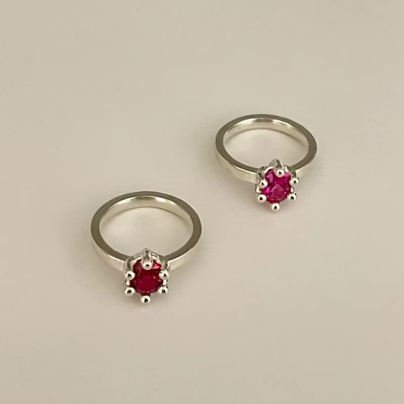 haime abigail ring (cubic 8*6mm) original silver