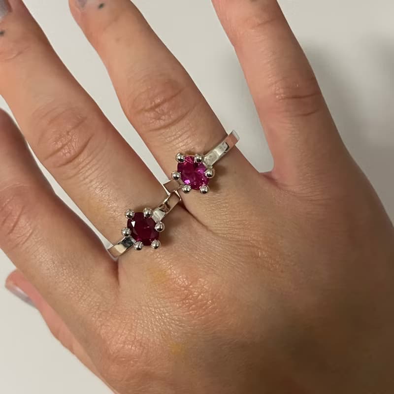 haime abigail ring (cubic 8*6mm) original silver