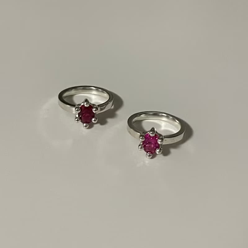 haime abigail ring (cubic 8*6mm) original silver
