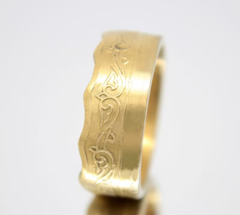 Gold Coin Ring Algeria 10 dinars 1979-1981 18k gold plated ring coin ring gift