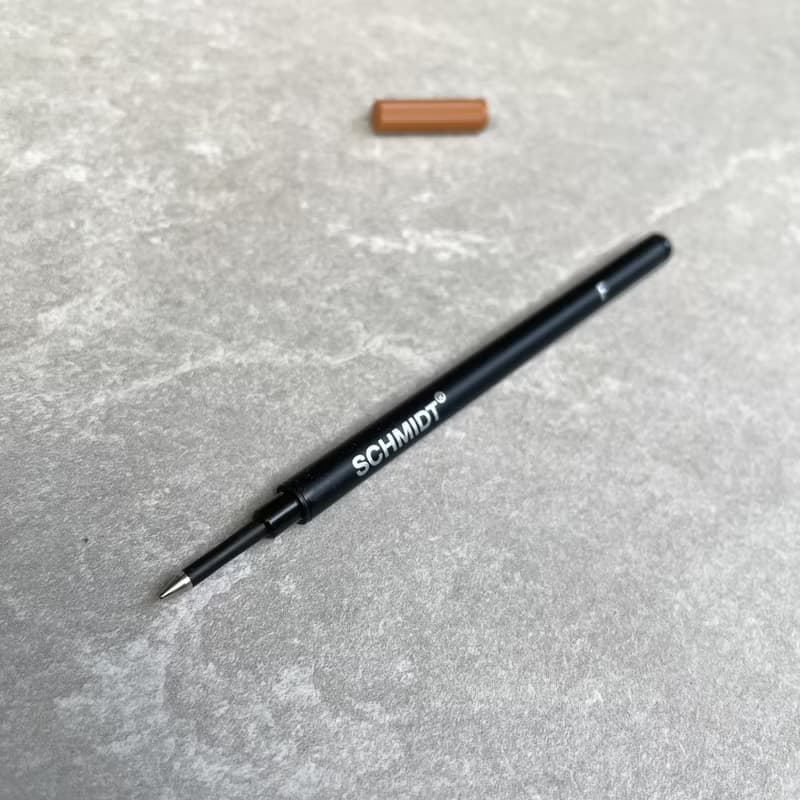 六角鋼珠筆【補充筆芯一組2支】 SCHMIDT 888F(0.6mm)