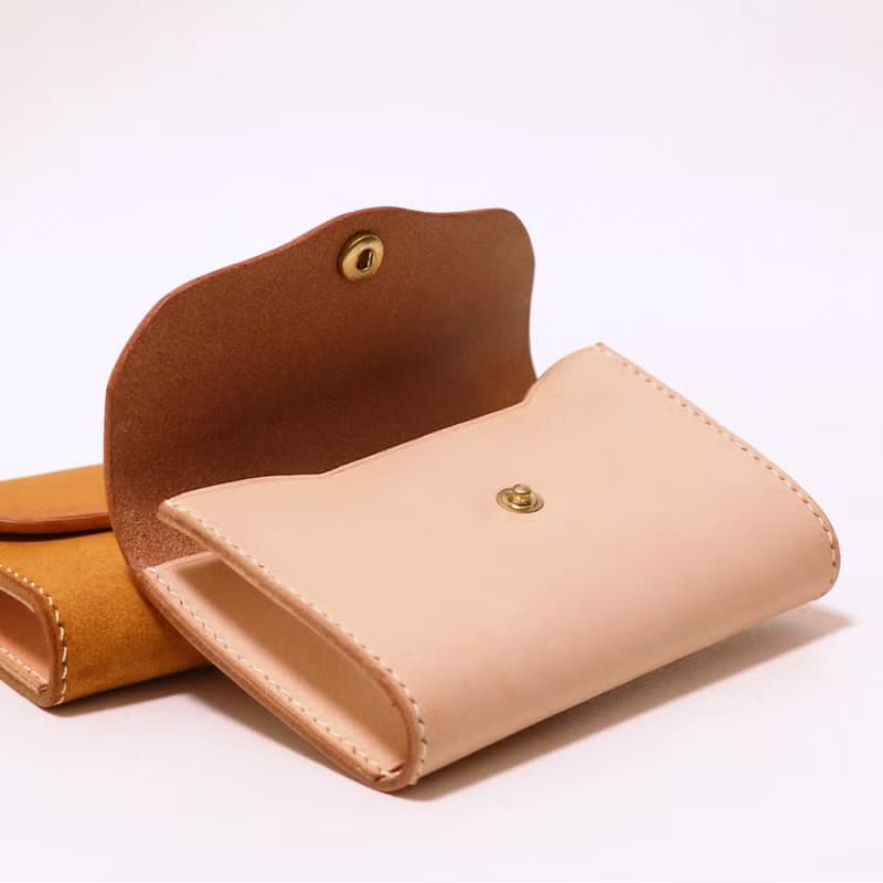 【生日禮物】單夾層零錢包 l 空間升級 l 純銅五金 l 手工縫製