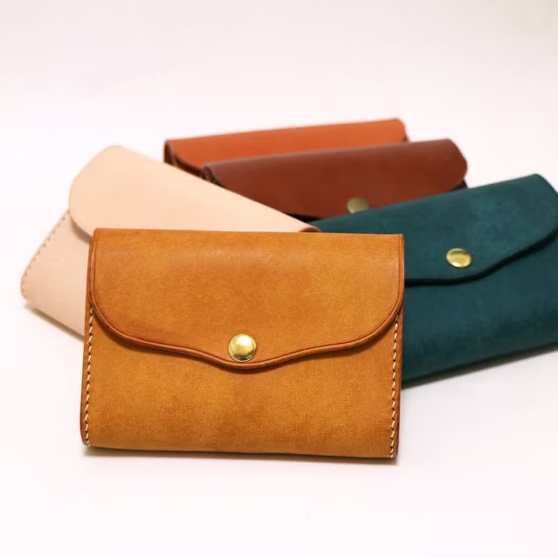 【生日禮物】單夾層零錢包 l 空間升級 l 純銅五金 l 手工縫製