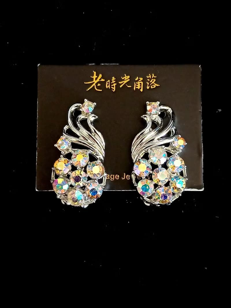 vintage jewelry   CHAREL 古典極光萊茵節慶時光 夾式耳環