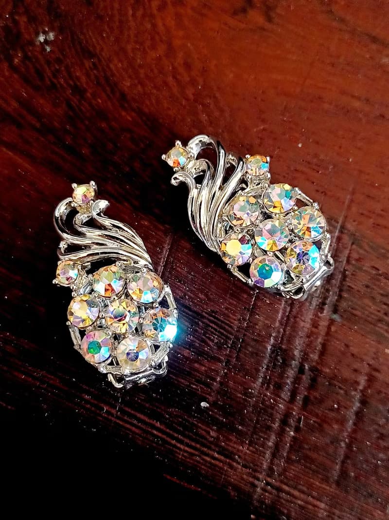 vintage jewelry   CHAREL 古典極光萊茵節慶時光 夾式耳環