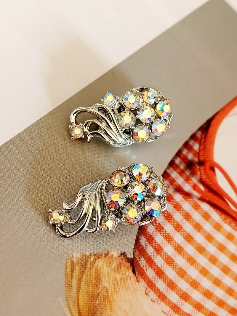 vintage jewelry   CHAREL 古典極光萊茵節慶時光 夾式耳環