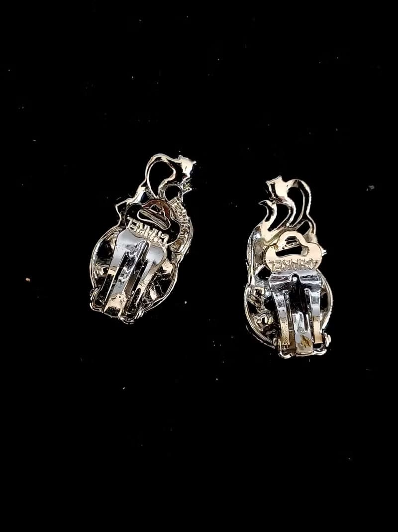 vintage jewelry   CHAREL 古典極光萊茵節慶時光 夾式耳環