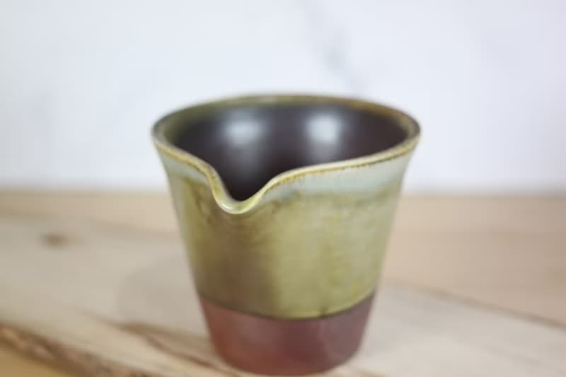【送禮好物】160ml 上釉燒 柴燒茶海 公道杯 鶯歌葉敏祥手作