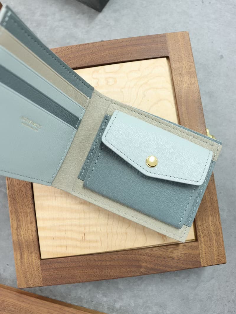 Nativemade 短銀包 法國山羊皮女裝 短夾 錢包 錢夾 皮夾