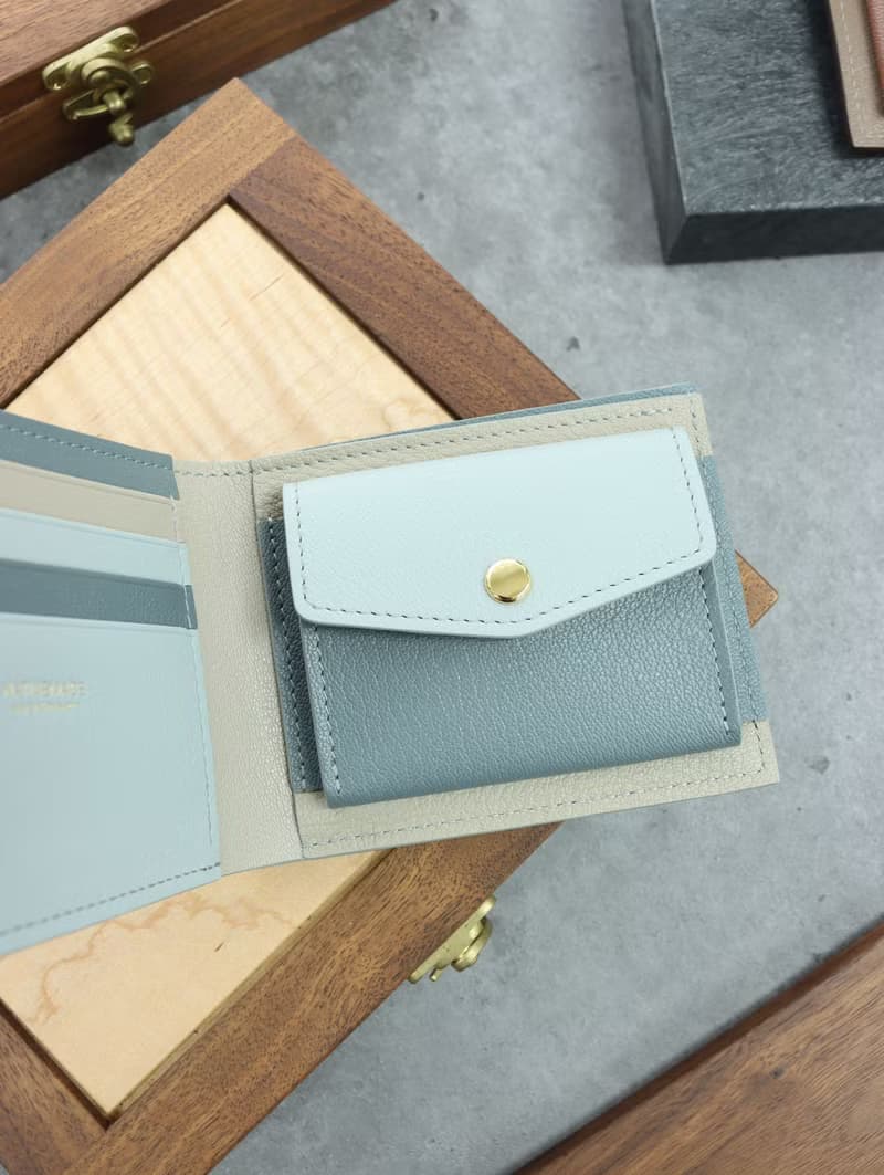 Nativemade 短銀包 法國山羊皮女裝 短夾 錢包 錢夾 皮夾