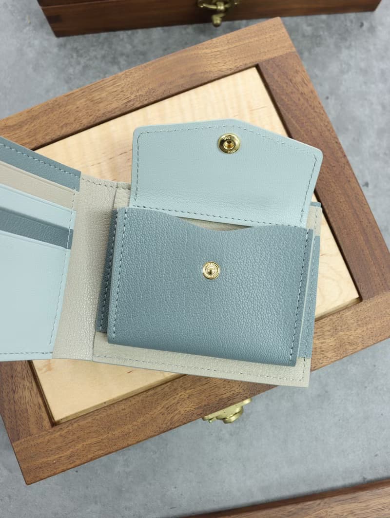 Nativemade 短銀包 法國山羊皮女裝 短夾 錢包 錢夾 皮夾