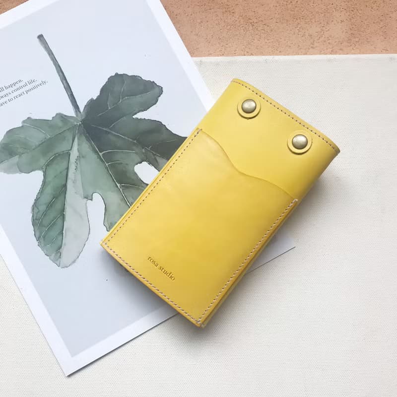 信封鑰匙套_6支鑰匙_原皮漸層暖黃