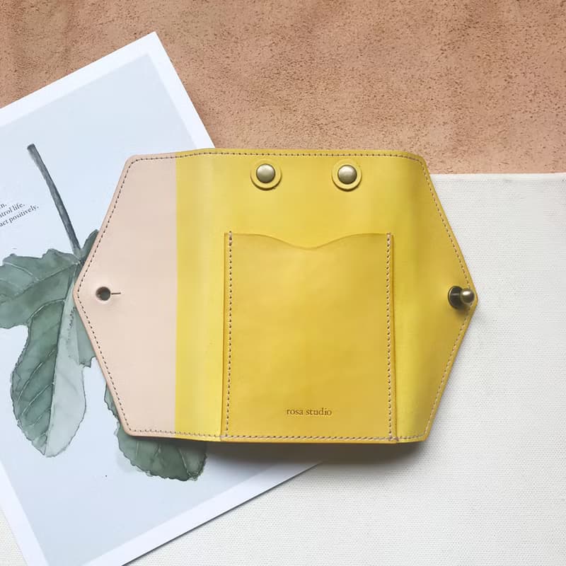 信封鑰匙套_6支鑰匙_原皮漸層暖黃