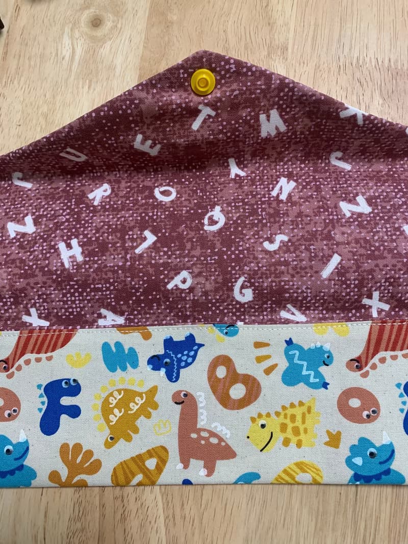 文青風環保純棉筷袋 萌萌侏羅紀 質感原胚 日本 潮物 收納 手作餐