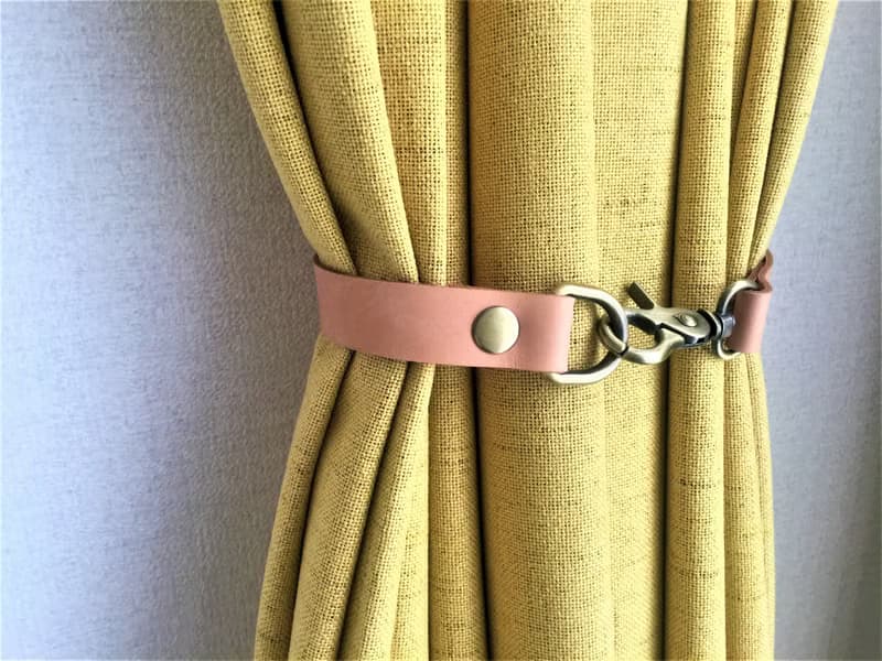皮革窗簾綁帶//簡約主義//家居裝飾//窗簾//窗簾綁帶