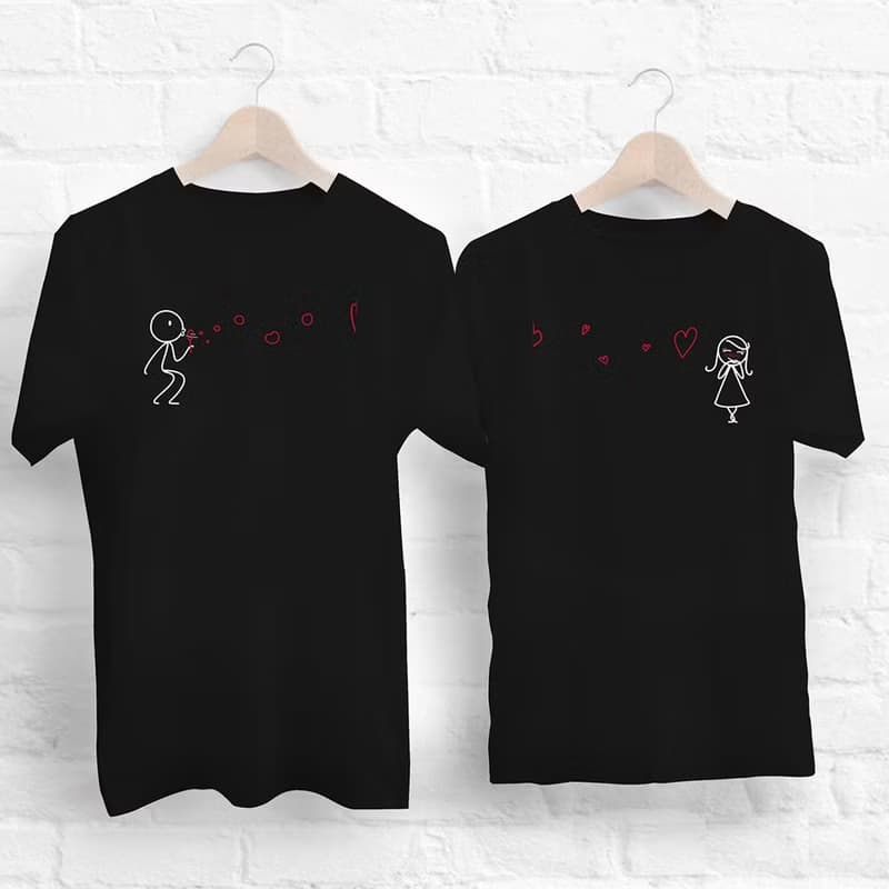 Love bubble black T-shirt
