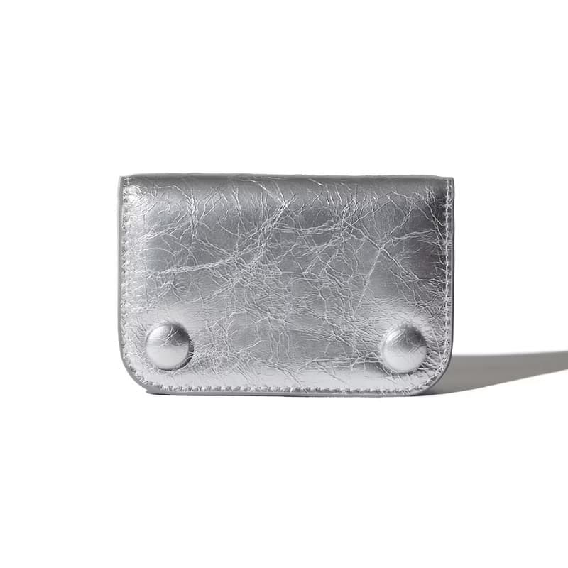 DOT Compact Card Wallets silver