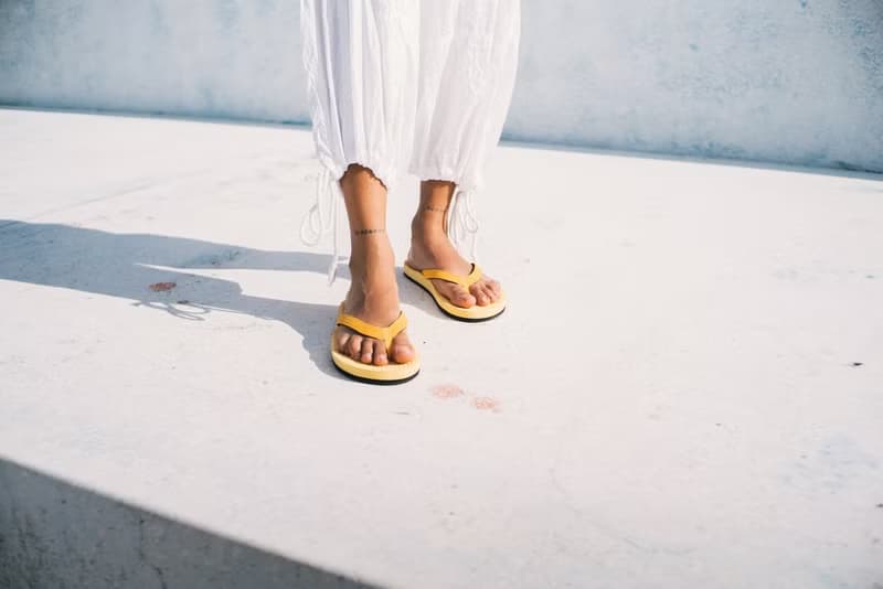 indosole 環保拖鞋 經典款 蜜粉黃 女