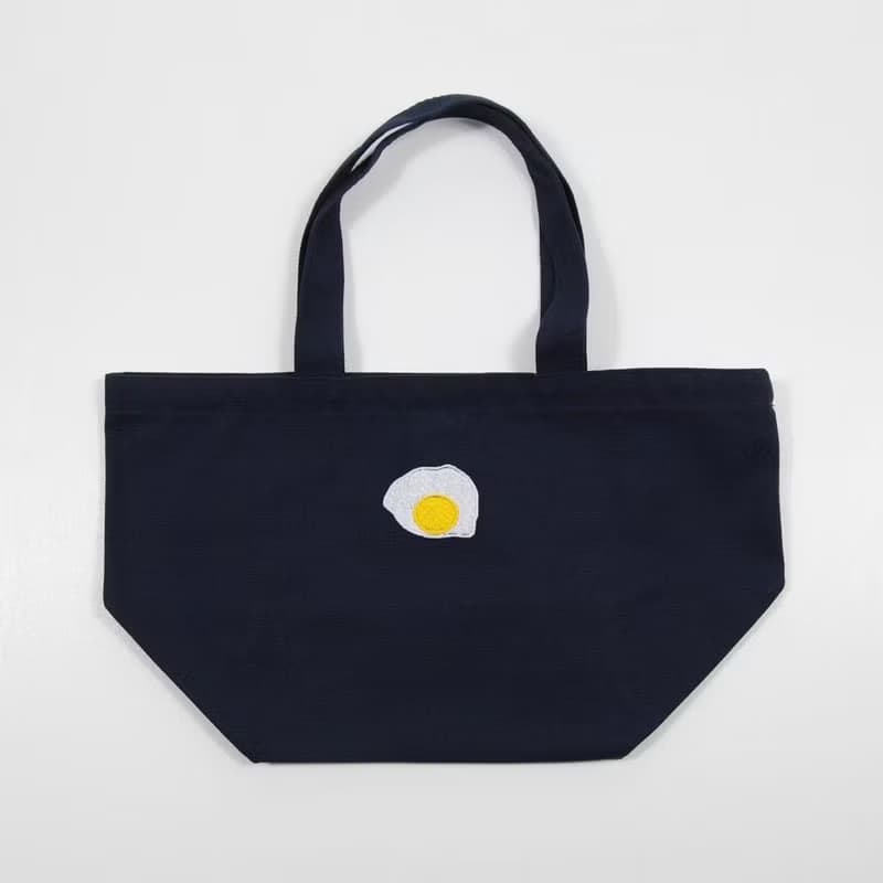 目玉焼き　刺繍 ランチトートバッグ　Tcollector
