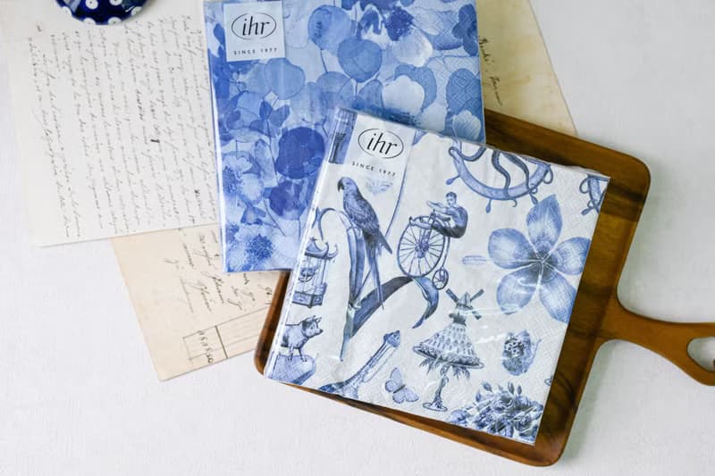 德國餐巾紙-BOUQUET OF LAVENDER薰衣草花束 (奶油色)