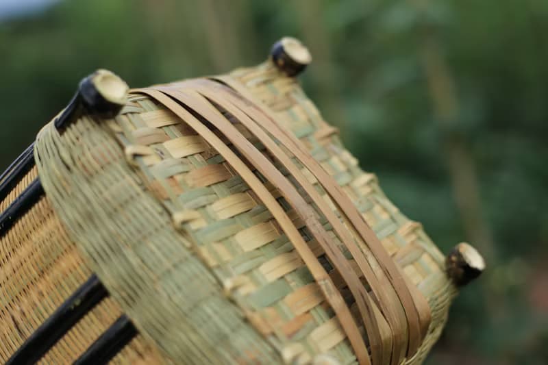竹編系列 | 附蓋手提竹籃 | 收納 儲物 野餐 裝飾 茶道 | 現貨