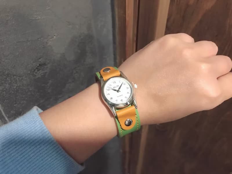 STITCH　パンプキンPUMPKIN　ステッチラン腕時計　男女兼用　SRW-GCC-YS