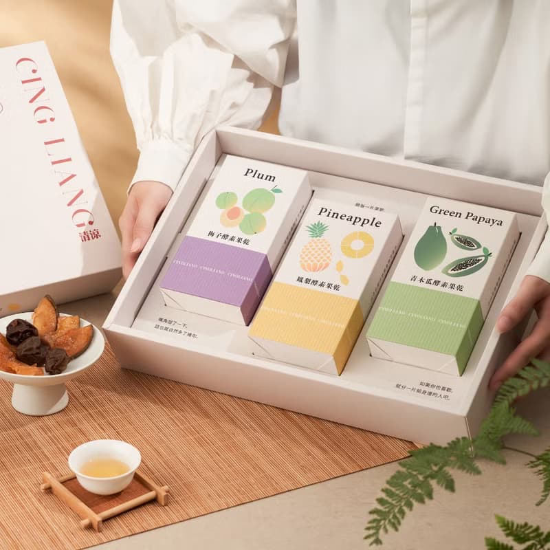 【台灣伴手禮】3種果乾禮盒組 -素食禮盒、企業贈禮推薦